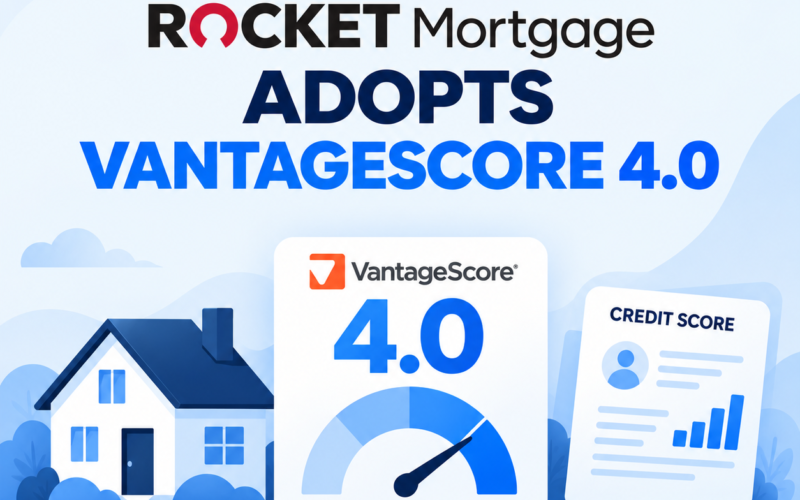 Rocket Mortgage Adopts VantageScore 4.0 for Eligible Home Loans